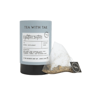 Tea with Tae Nighttime Routine mini tea tube.